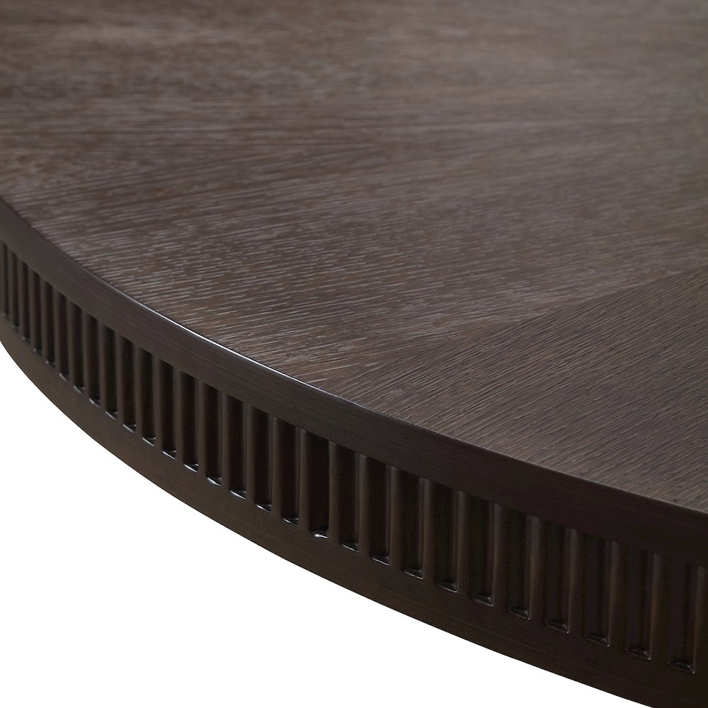 West Kensington Oval Dining Table - Medium Espresso