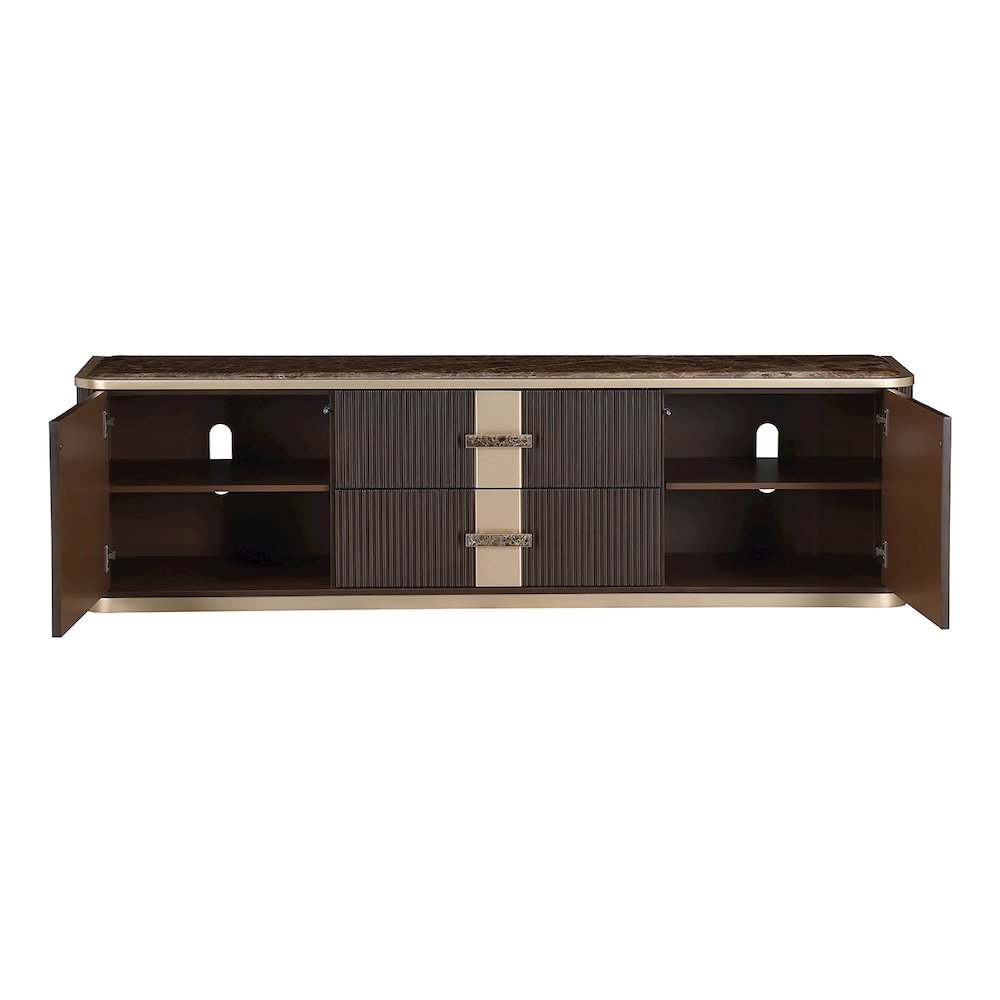 West Kensington Media Cabinet - Medium Espresso