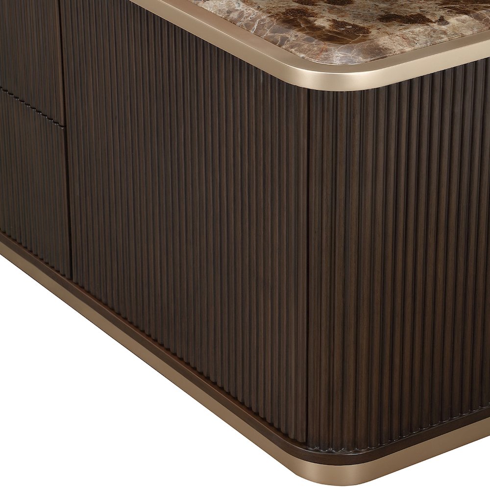 West Kensington Media Cabinet - Medium Espresso