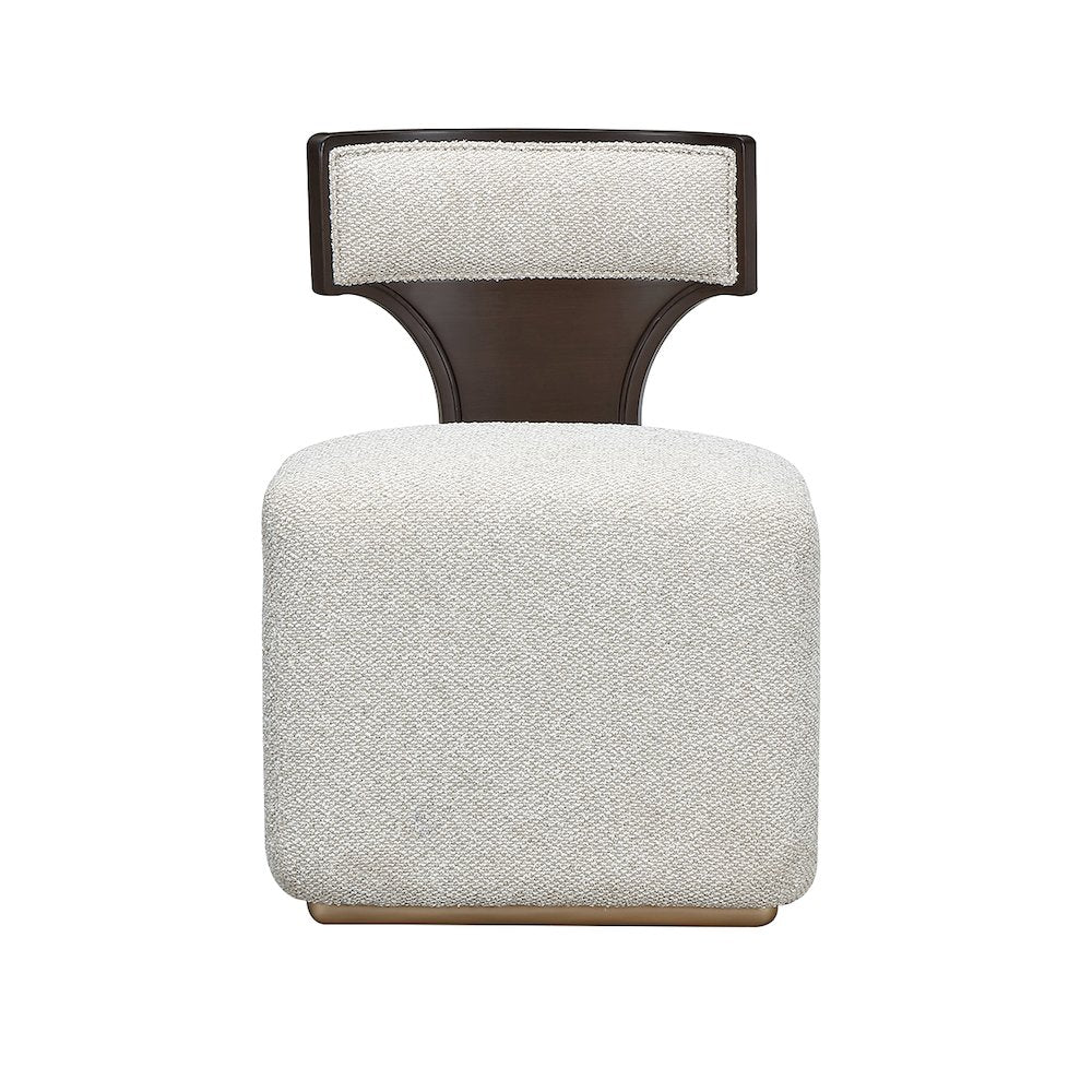 West Kensington Vanity Chair - Buff/Medium Espresso