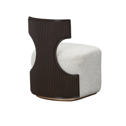 West Kensington Vanity Chair - Buff/Medium Espresso
