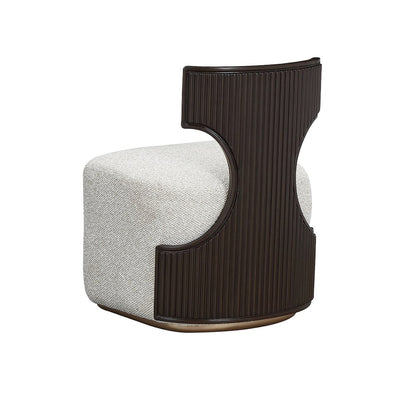West Kensington Vanity Chair - Buff/Medium Espresso
