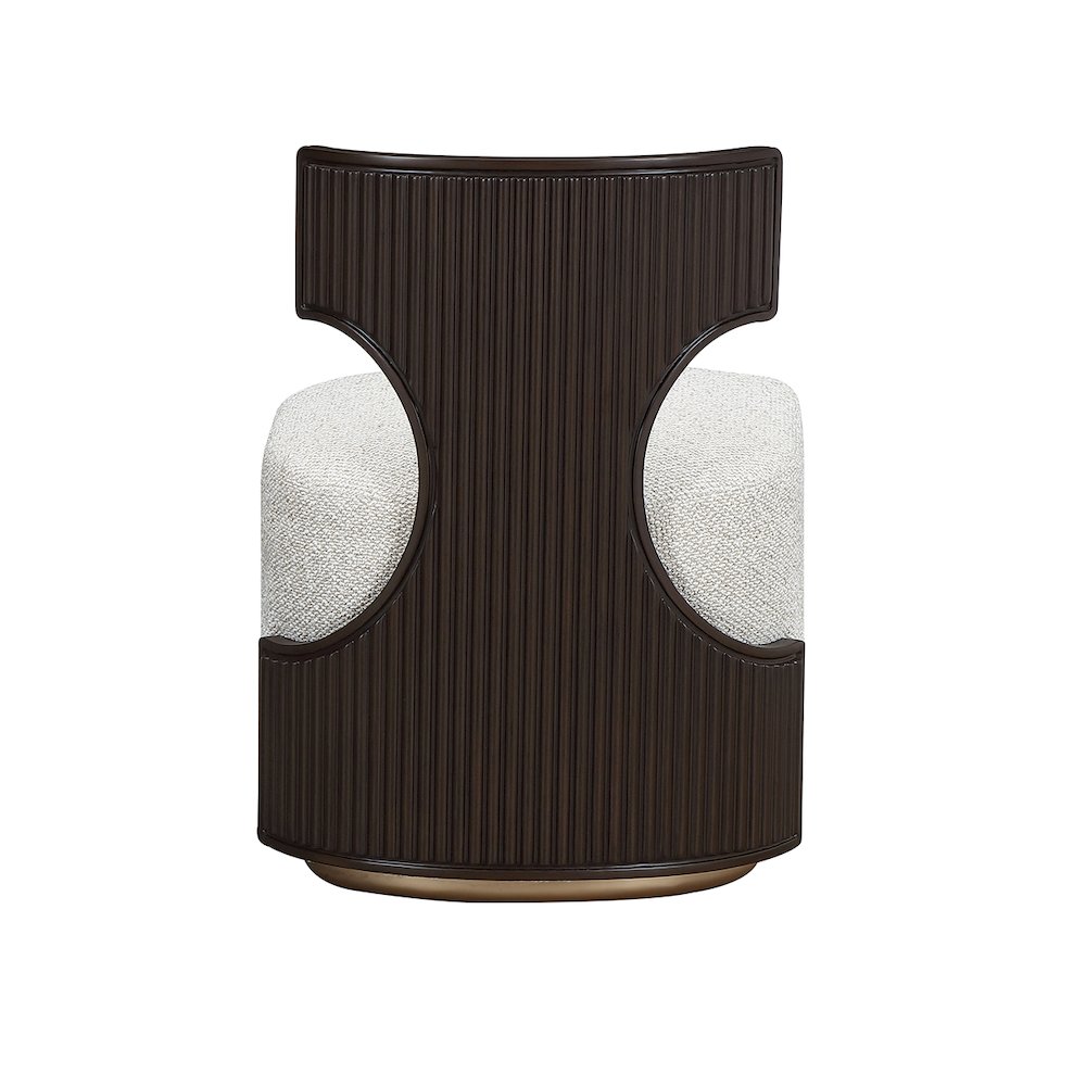 West Kensington Vanity Chair - Buff/Medium Espresso