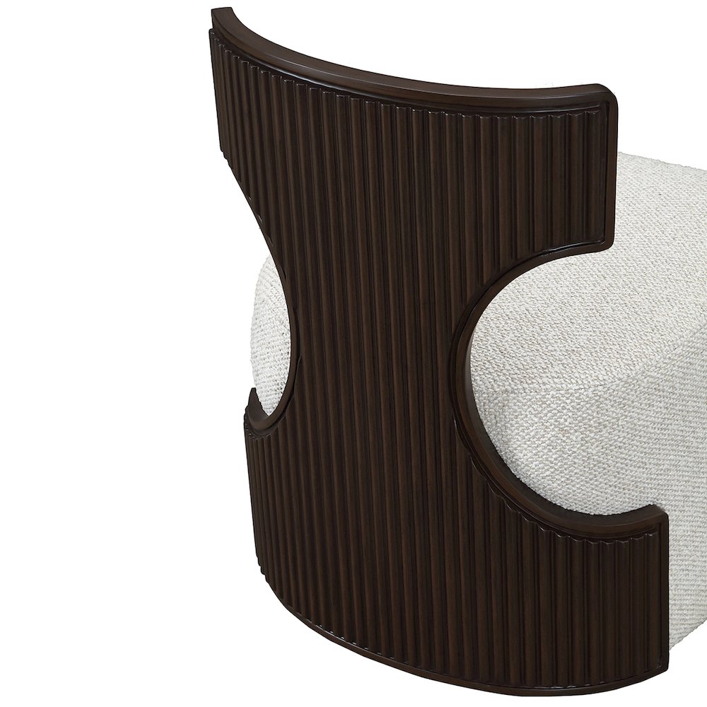 West Kensington Vanity Chair - Buff/Medium Espresso