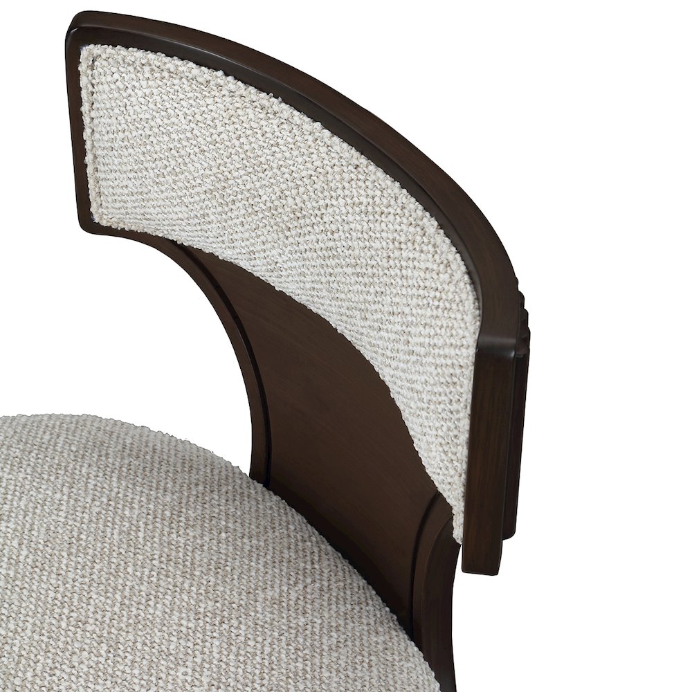 West Kensington Vanity Chair - Buff/Medium Espresso