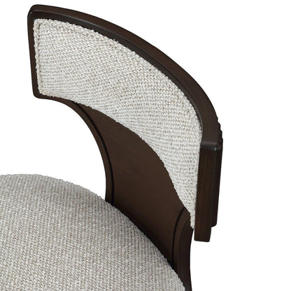 West Kensington Vanity Chair - Buff/Medium Espresso