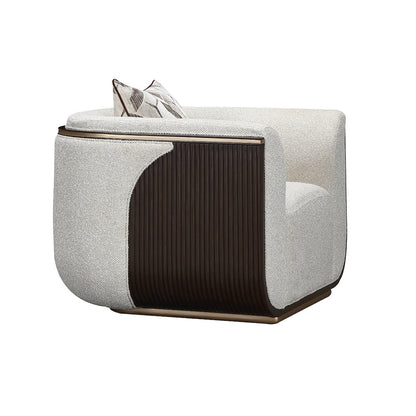 West Kensington Matching Chair - Buff/Medium Espresso