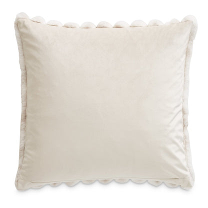 Sable 20" Square Throw Pillow - Almond