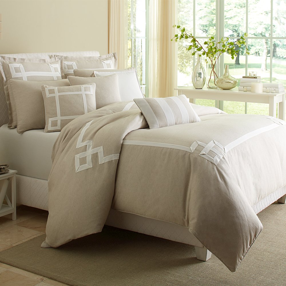 Avenue A King 10-Piece Comforter Set - Natural