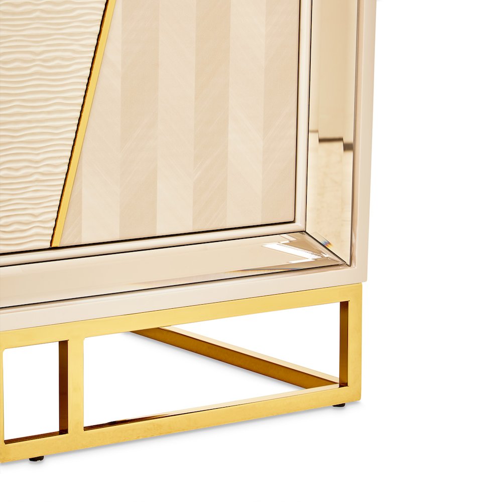 Carmela Console Table - Shimmer Ivory