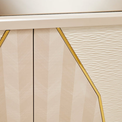 Carmela Console Table - Shimmer Ivory