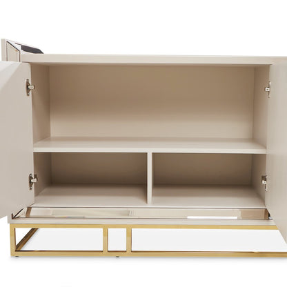 Carmela Console Table - Shimmer Ivory