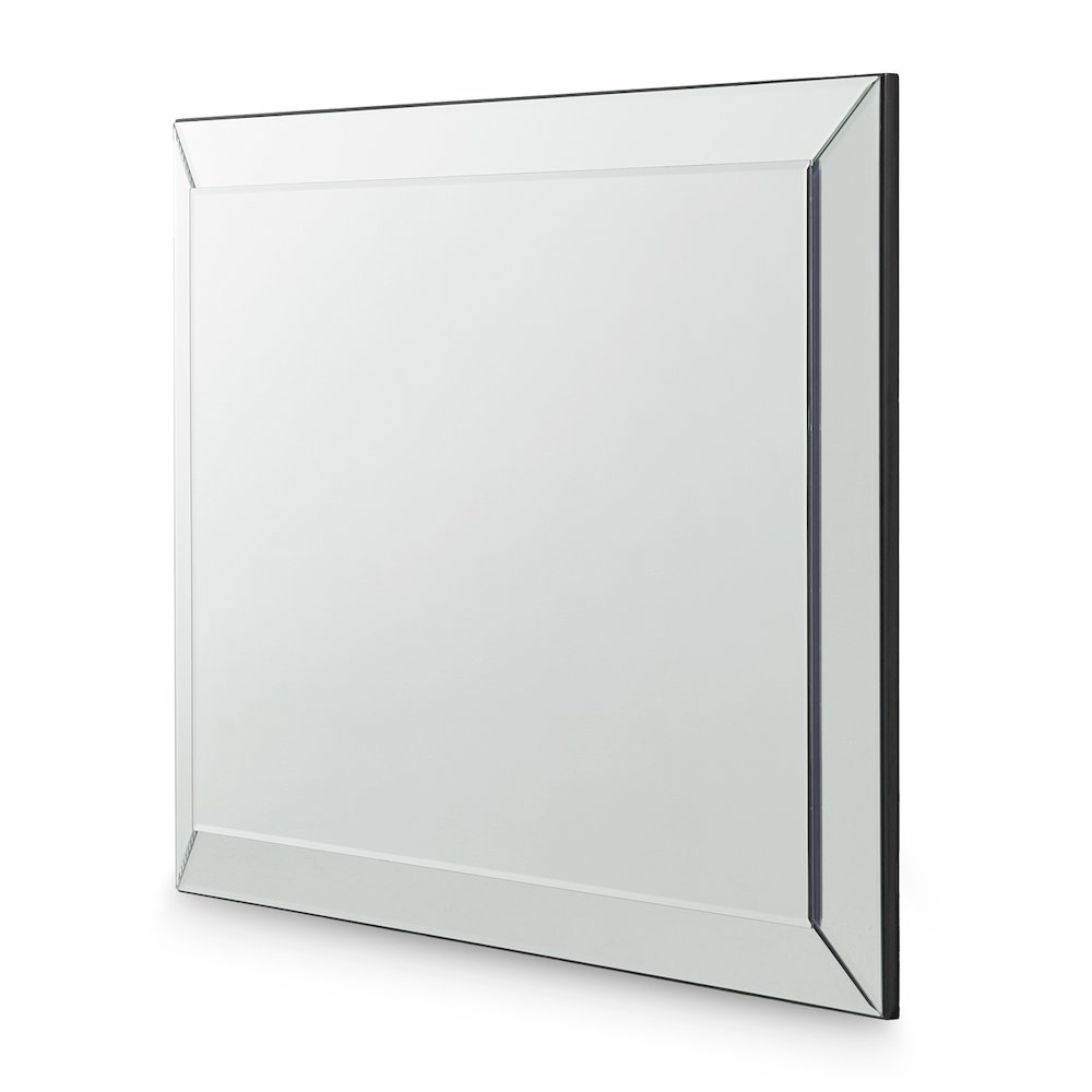 Carmela Wall Mirror - Glossy Charcoal Sand