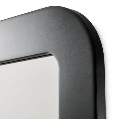 Lisbon Wall Mirror - Silken Matte Black