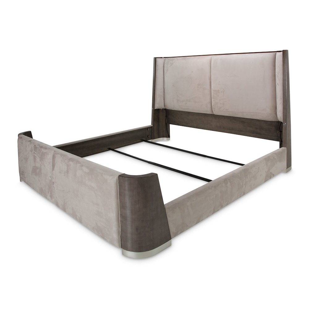 Roxbury Park Eastern King Dual-Panel Bed - Slate