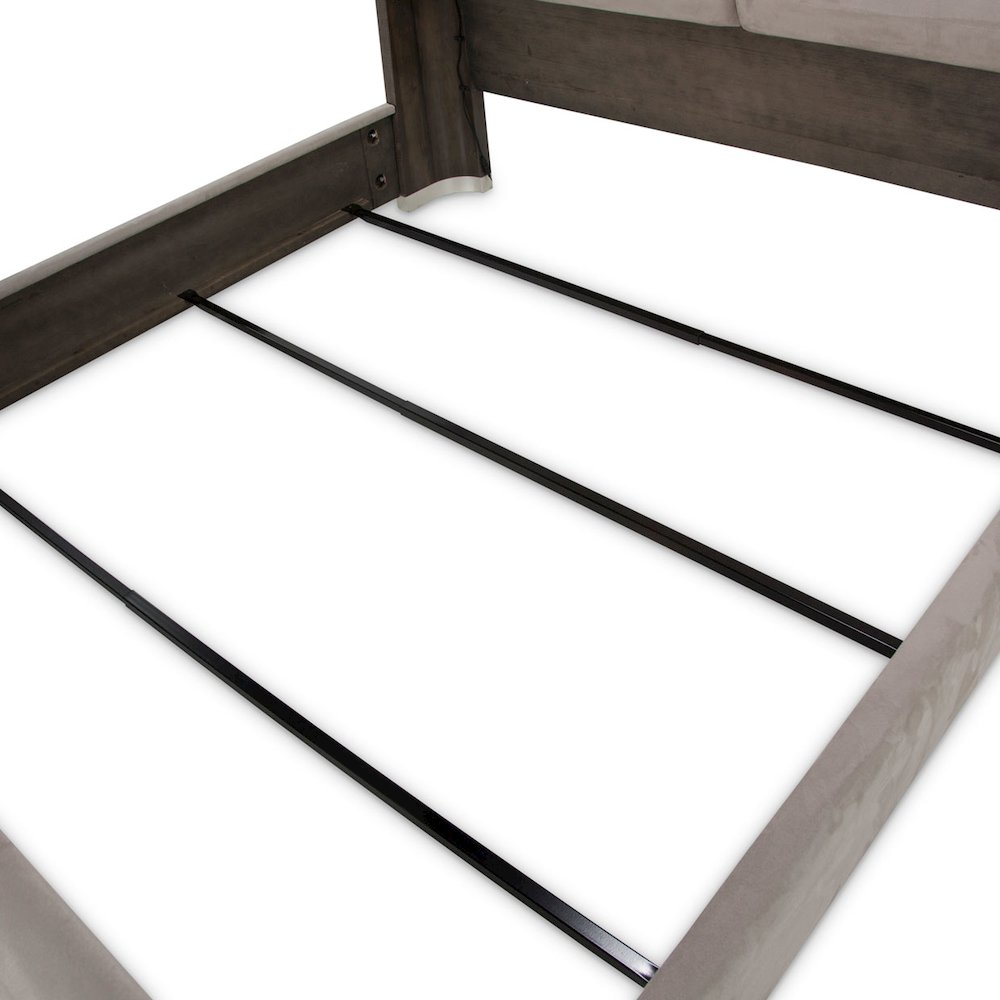 Roxbury Park Eastern King Dual-Panel Bed - Slate