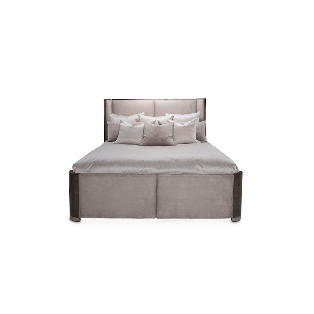 Roxbury Park Eastern King Dual-Panel Bed - Slate