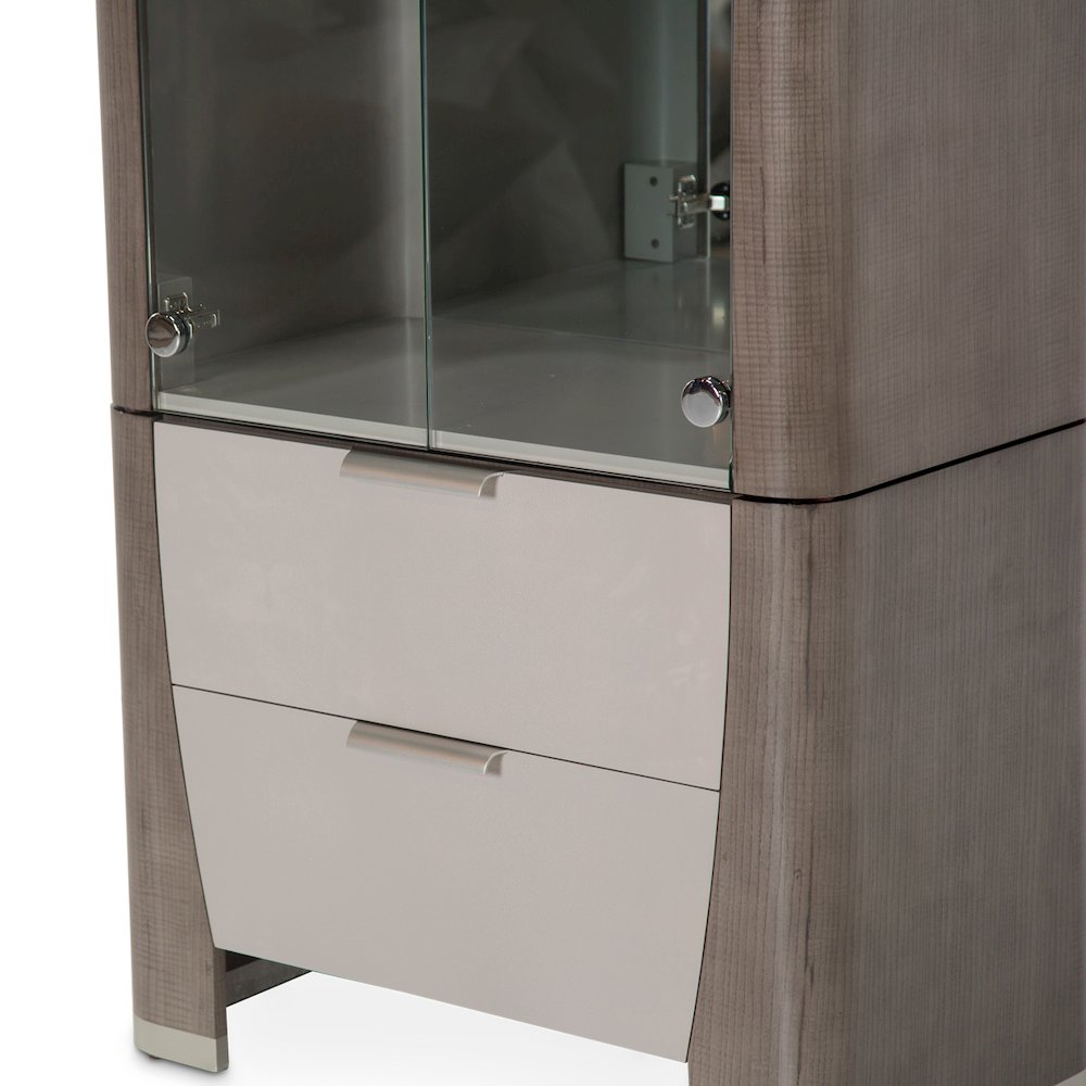 Roxbury Park Display Cabinet - Slate