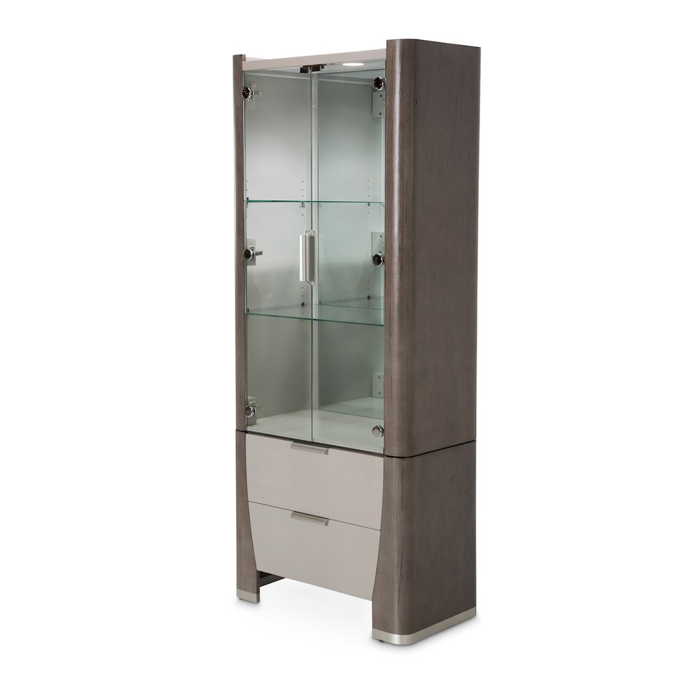 Roxbury Park Display Cabinet - Slate
