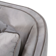 Roxbury Park Velvet Sofa - Steel/Slate