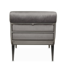 Roxbury Park Velvet Chaise - Gray Pearl/Stainless Steel