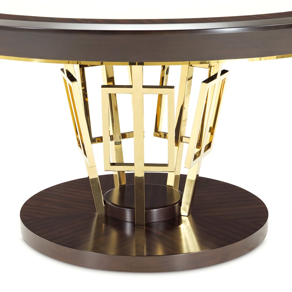 Belmont Place 60" Round Dining Table - Espresso