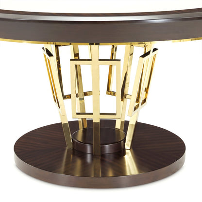 Belmont Place 60" Round Dining Table - Espresso