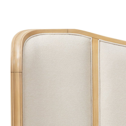 Camellia Field King Upholstered Bed - Caramel