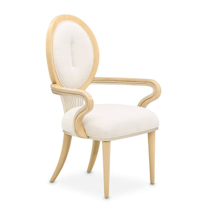 Camellia Field Dining Arm Chair, Set of 2 - Caramel