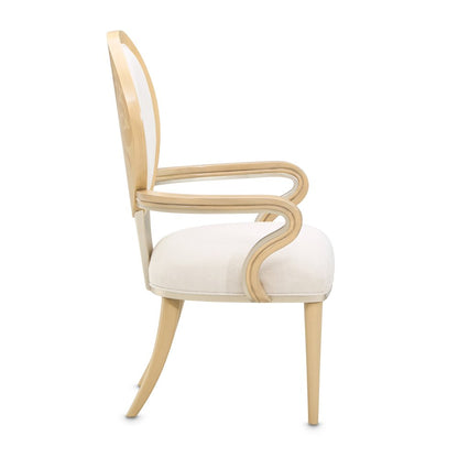 Camellia Field Dining Arm Chair, Set of 2 - Caramel