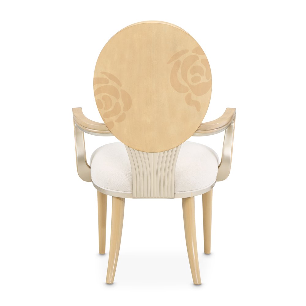 Camellia Field Dining Arm Chair, Set of 2 - Caramel