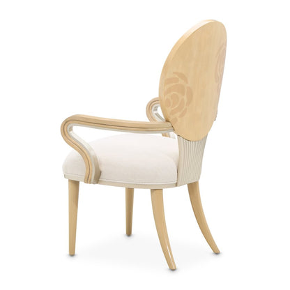 Camellia Field Dining Arm Chair, Set of 2 - Caramel