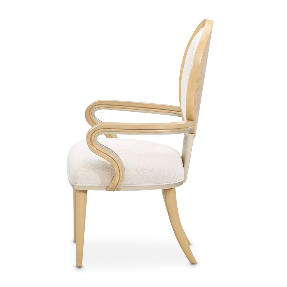 Camellia Field Dining Arm Chair, Set of 2 - Caramel