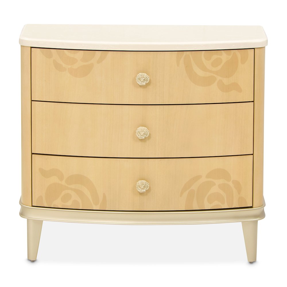 Camellia Field Nightstand - Caramel