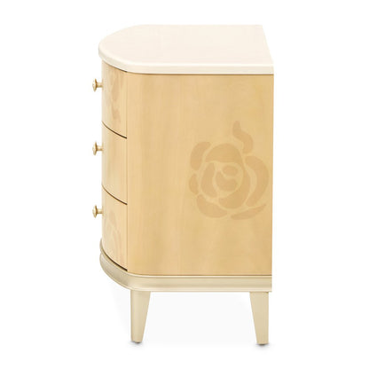 Camellia Field Nightstand - Caramel