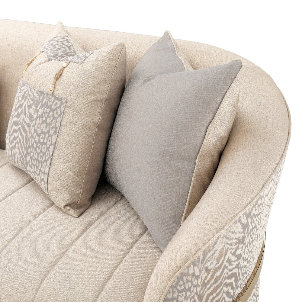 Lisbon Sofa - Opal/Gold