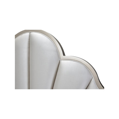 Malibu Crest Cal. King Scalloped Panel Bed - Chardonnay