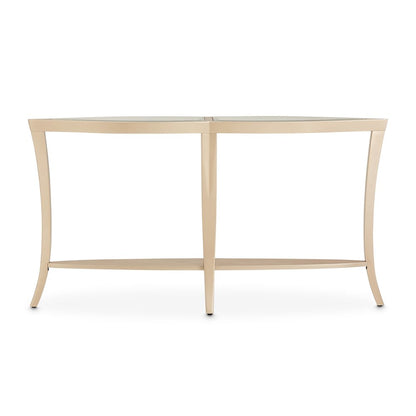 Malibu Crest Console Table - Chardonnay