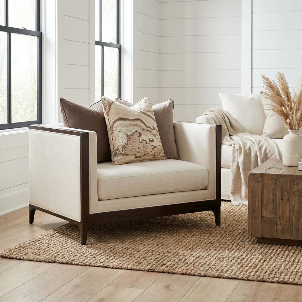 Belmont Place Matching Chair - Cream/Espresso