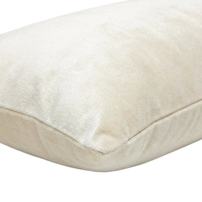 The Smith 13"x24" Oblong Chenille Pillow, Set of 2 - Cream