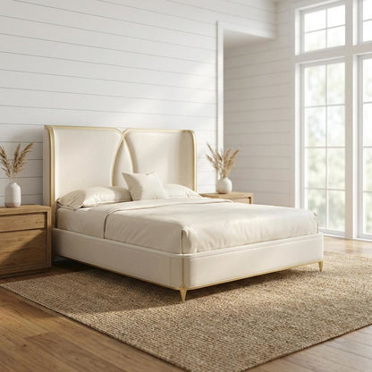 Scotts Square Eastern King Bed - Light Champagne