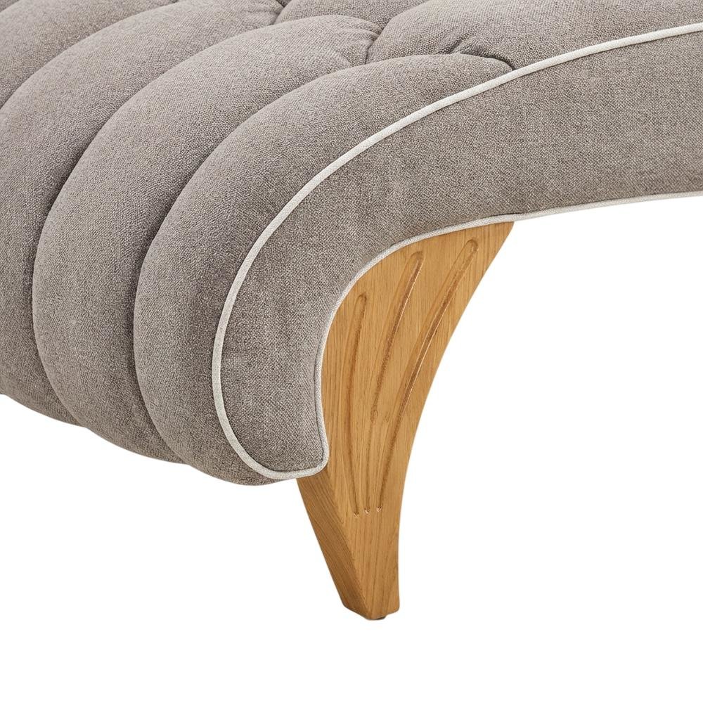 St. Charles Chaise - Dove Gray