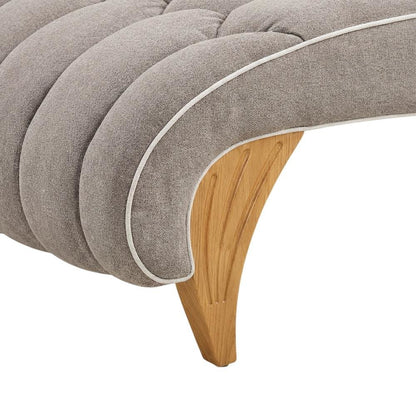 St. Charles Chaise - Dove Gray