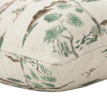 Eden Akari 22" Square Pillow, Set of 2 - Basil Green