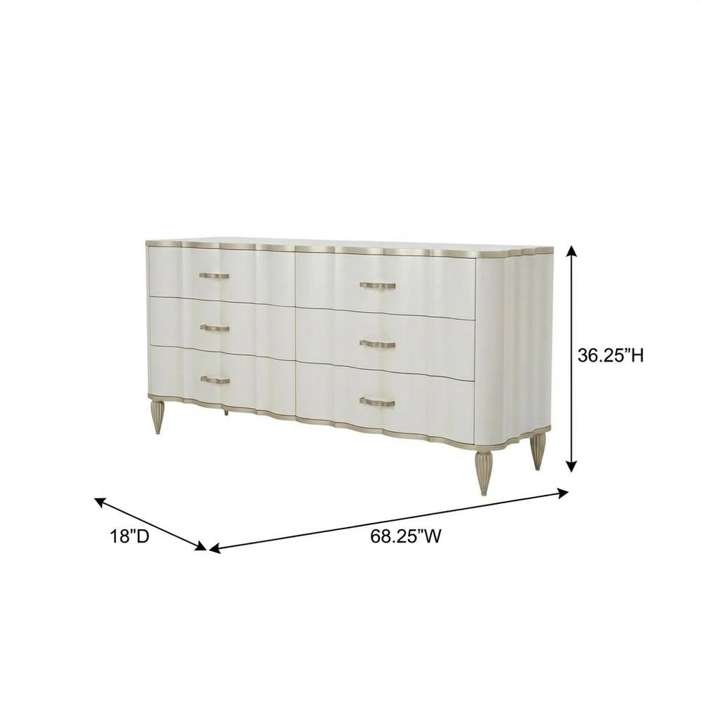 London Place Dresser - Creamy Pearl
