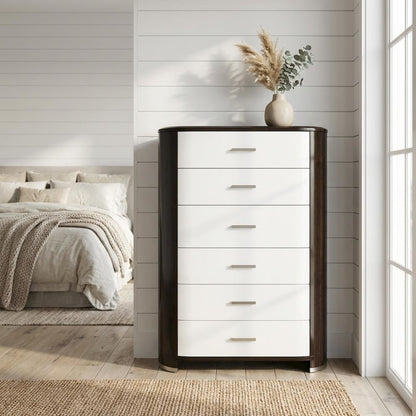 Paris Chic 6-Drawer Chest - Espresso