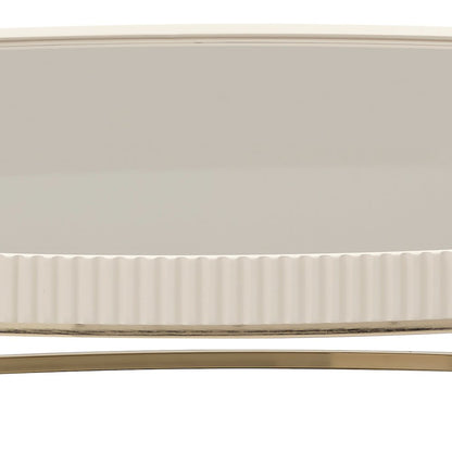 Lisbon Cocktail Table - Silken Matte Cream