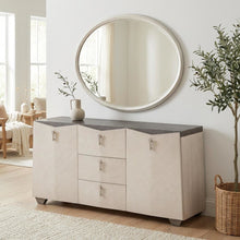 Fantosini Sideboard with Mirror - Silver Mist