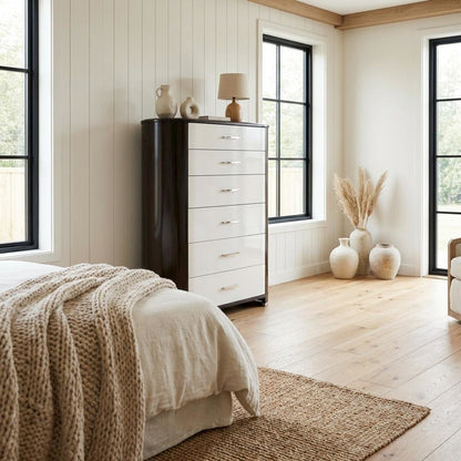 Paris Chic 6-Drawer Chest - Espresso