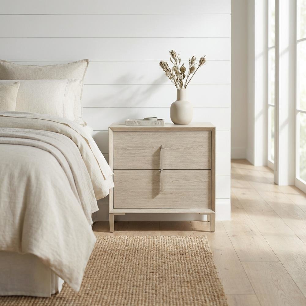 Lotus Bay Large Nightstand - Sand